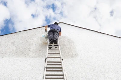 Peinture extérieure aux Châteliers — façades et ravalement